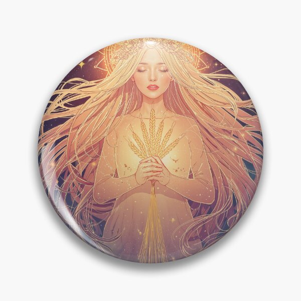 Item preview, Virgo Zodiac Sign | Astrology Maiden Wall Art | Mystical Celestial Print designed and sold by BBJStudio.