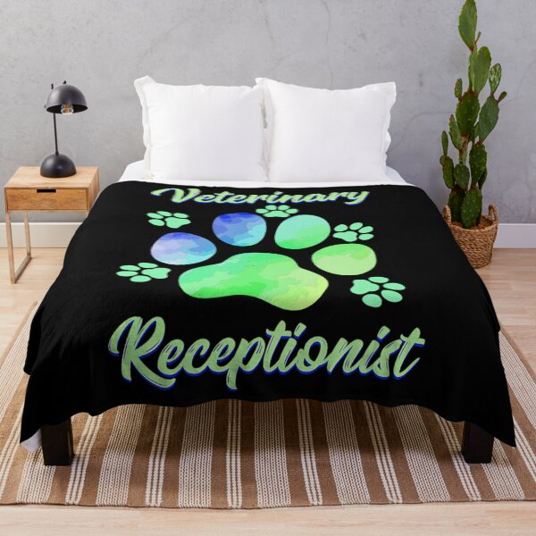 Item preview, Vet Assistant Design - Veterinary Receptionist Dog Paws   designed and sold by yuxqvvuic20.