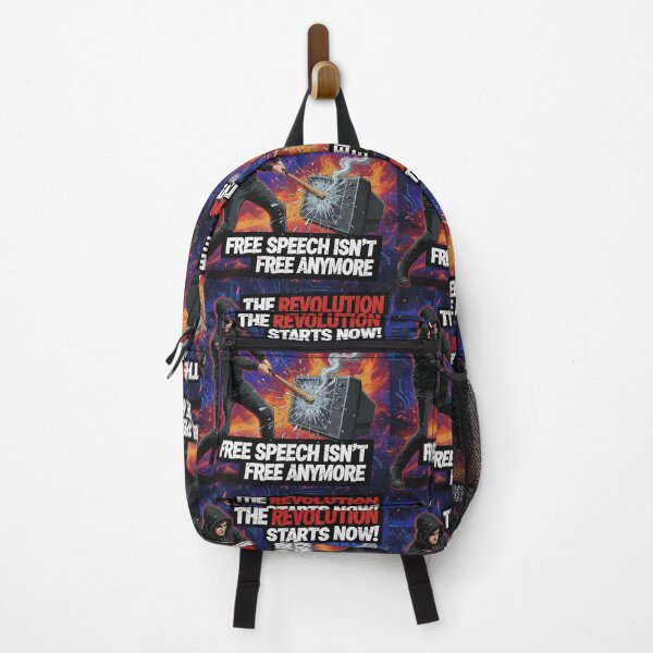 Item preview, The Revolution Starts Now! Free Speech Isn't Free Anymore designed and sold by MattBStickers.