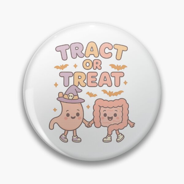 Item preview, Funny Tract or Treat Anatomy Halloween Pun designed and sold by Adrian Kane.