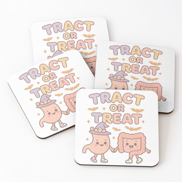 Item preview, Funny Tract or Treat Anatomy Halloween Pun designed and sold by Adrian Kane.