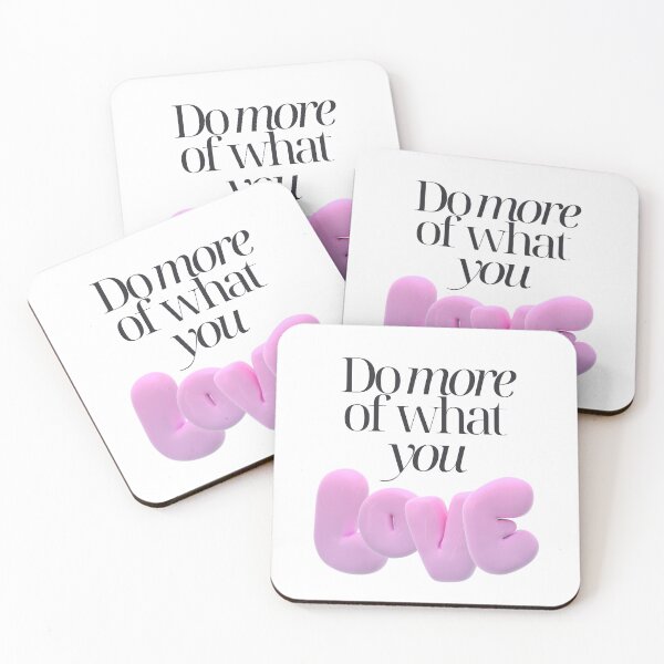 Item preview, Motivational 'Domore of what you' - Gray and Pink 3D Design - Inspirational Quote designed and sold by XNewStore.