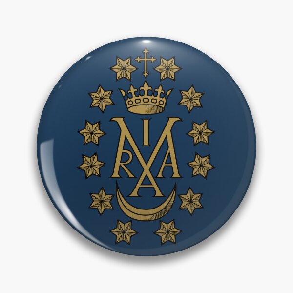 Item preview, Miraculous Medal Vintage Maria Insignia designed and sold by Beltschazar.