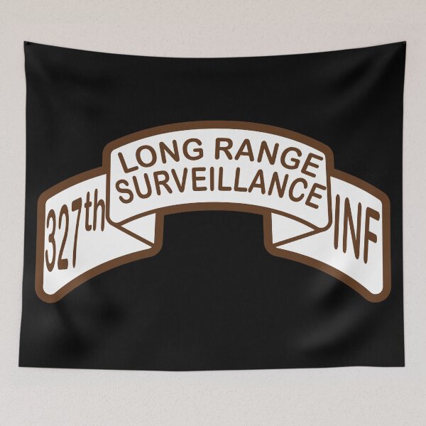 Item preview, Scroll - 327th LRS Infantry Desert designed and sold by Military Insignia Products.