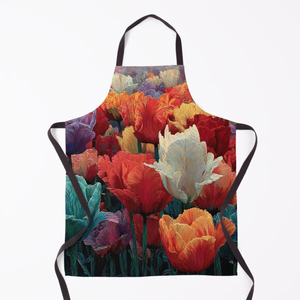 Item preview, Exotic Tulips Painting Bright Flower Design designed and sold by AutoPopStudio.