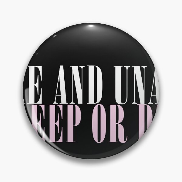 Item preview, Awake and Unafraid Asleep or Dead Pink designed and sold by The Dorkerie.