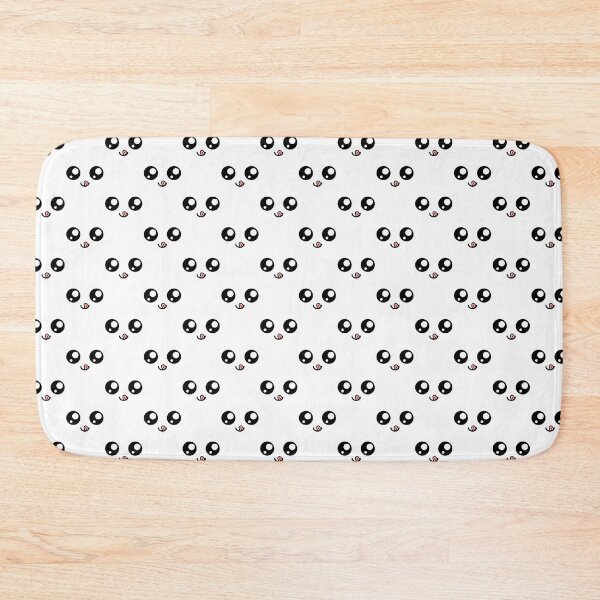 Item preview, Cute kawaii tongue out smiling face patern designed and sold by BlushyPrint.