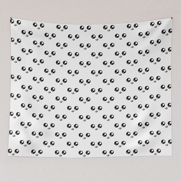 Item preview, Cute kawaii tongue out smiling face patern designed and sold by BlushyPrint.