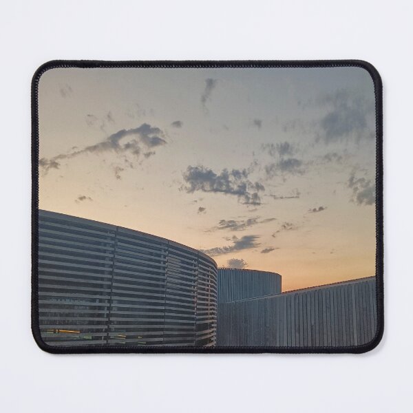 Item preview, Minimalist Wooden Architecture at Sunset Sky designed and sold by Aran2.