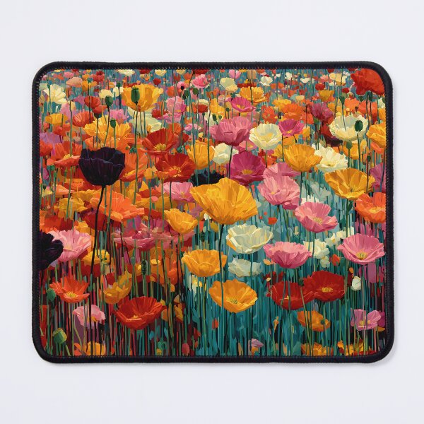 Item preview, Rainbow Tulips Artwork Bold Colorful Painting designed and sold by AutoPopStudio.