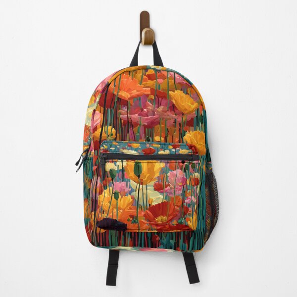 Item preview, Rainbow Tulips Artwork Bold Colorful Painting designed and sold by AutoPopStudio.