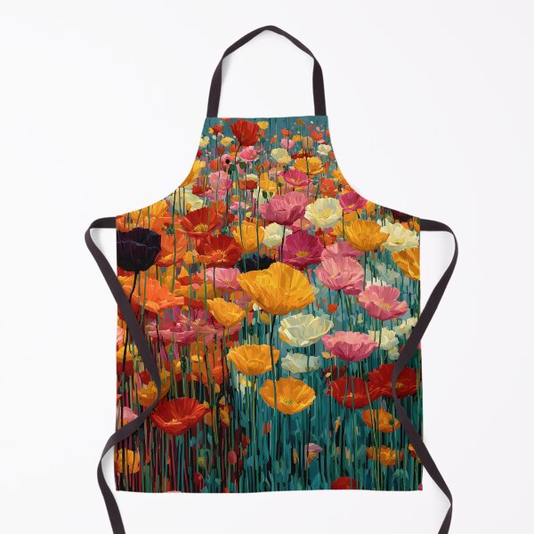 Item preview, Rainbow Tulips Artwork Bold Colorful Painting designed and sold by AutoPopStudio.