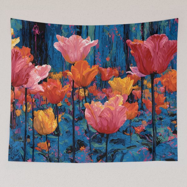 Item preview, Classic Tulips Painting Timeless Floral Art designed and sold by AutoPopStudio.