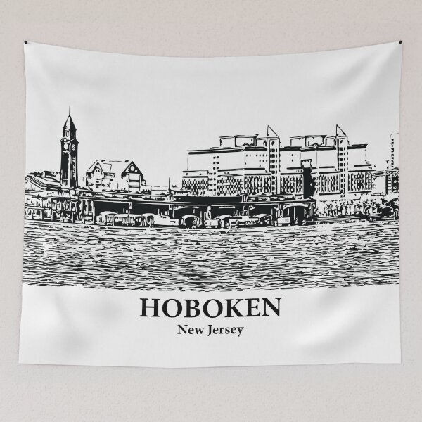 Item preview, Hoboken - New Jersey designed and sold by Lakeric Cityscapes.