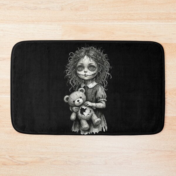 Item preview, Haunted Doll with Broken Teddy Bear designed and sold by ViviArtix.