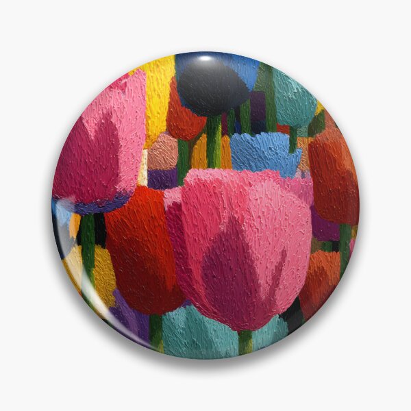 Item preview, Contemporary Tulips Painting Modern Flower Print designed and sold by AutoPopStudio.