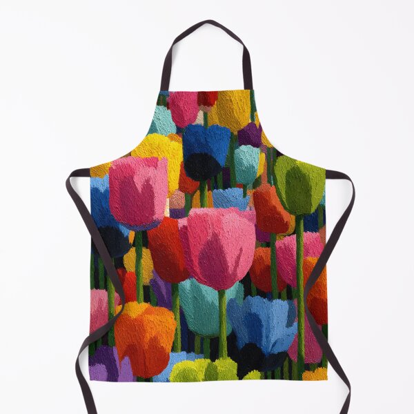 Item preview, Contemporary Tulips Painting Modern Flower Print designed and sold by AutoPopStudio.