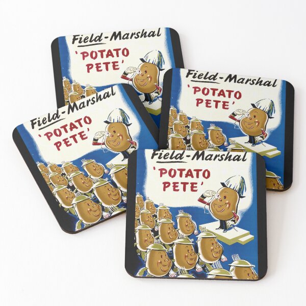 Item preview, Vintage WWII Poster Art | Field-Marshal Potato Pete Propaganda | Colorful Cartoon Rationing & Food Campaign Decor designed and sold by artofuniverse.