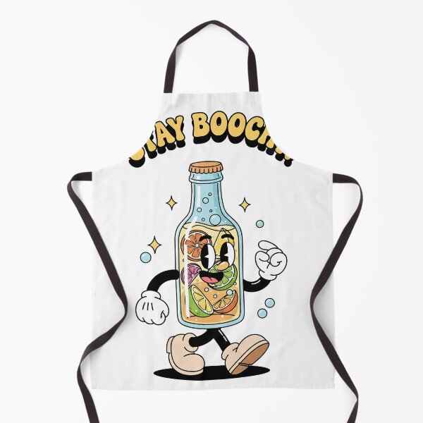 Item preview,  "Stay Boochy" retro kombucha illustration designed and sold by varshitha2024.