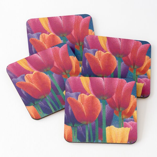 Item preview, Artistic Tulips Painting Vibrant Home Wall Art designed and sold by AutoPopStudio.