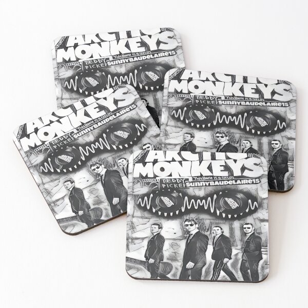 Item preview, Arctic Monkeys 90s Vintage Rock Pop Music Band #14 designed and sold by TrashMuseLab.