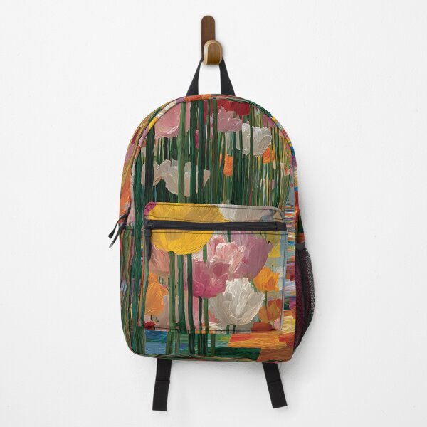 Item preview, Blooming Tulips Painting Nature Inspired Art designed and sold by AutoPopStudio.