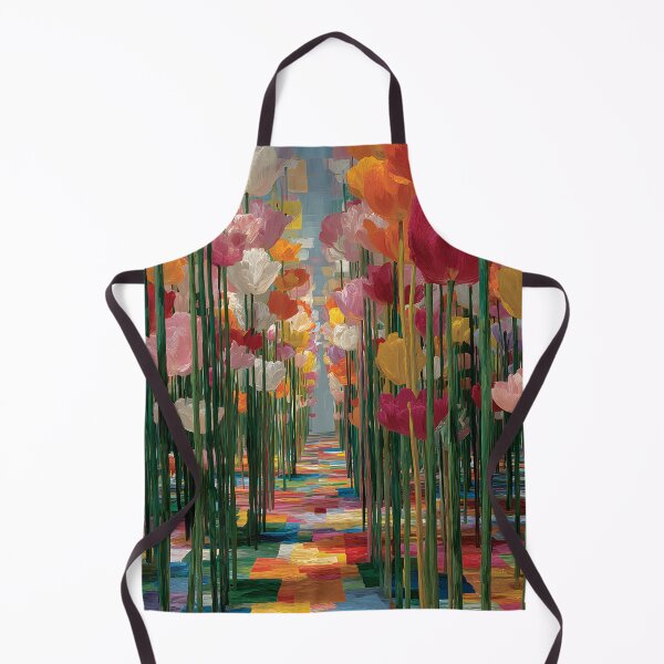 Item preview, Blooming Tulips Painting Nature Inspired Art designed and sold by AutoPopStudio.