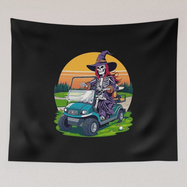 Item preview, Witch Skeleton Golf Cart Rider designed and sold by Zakrytos ★★★★★.