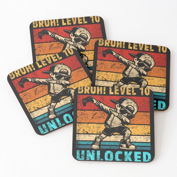Item preview, 10 Year Old Birthday Dabbing Boy Bruh 10th level unlocked  designed and sold by PHANMINHVAN.