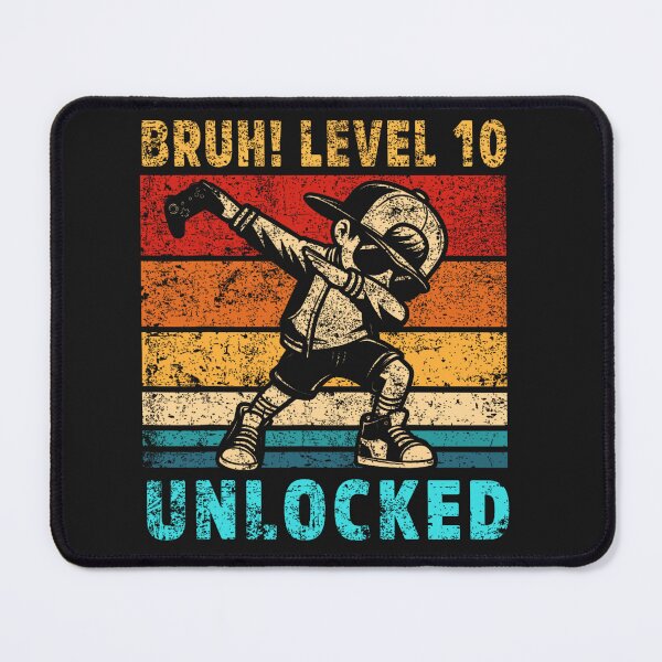 Item preview, 10 Year Old Birthday Dabbing Boy Bruh 10th level unlocked  designed and sold by PHANMINHVAN.