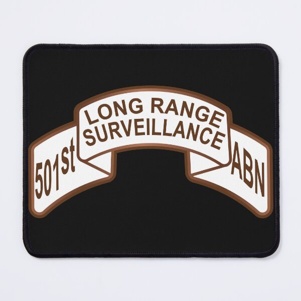 Item preview, Scroll - 501st LRS Airborne Infantry Desert designed and sold by Military Insignia Products.