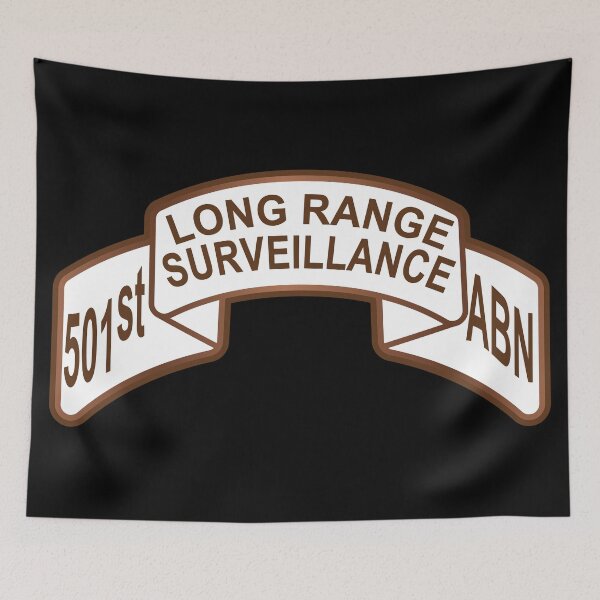 Item preview, Scroll - 501st LRS Airborne Infantry Desert designed and sold by Military Insignia Products.