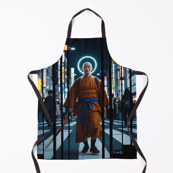 Item preview, Urban monk with LED halo and katana 8 designed and sold by Neon G.