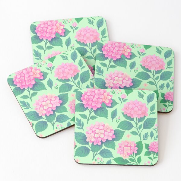 Item preview, Hydrangea Pink and Green designed and sold by SilverPegasus.