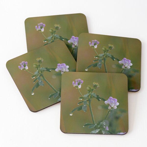 Item preview, Green grass with violet flowers designed and sold by DPVisualsLV.