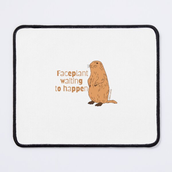 Item preview, Prairie dogs face plants sticker designed and sold by SAVMA Bookstore.