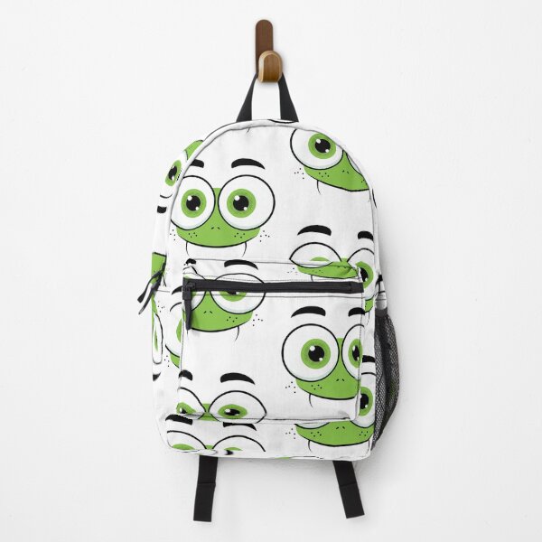 Item preview, Cute Googly Eyed Green Monster Face designed and sold by Adrian Kane.