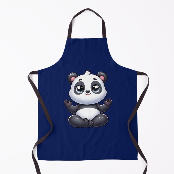 Item preview, Cartoon Panda in Yoga Pose designed and sold by ArtistEmbrace.