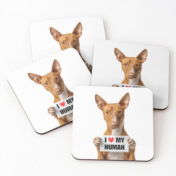 Item preview, Cute Cirnechi dell’Etna dog with Signboard I love my Human  designed and sold by LazyOwlStore.