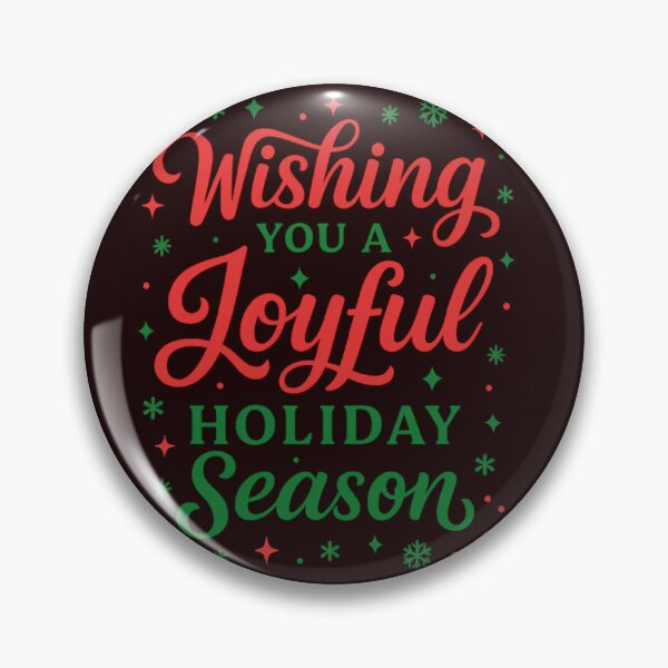 Item preview, Colorful Festive Message – Joyful SeasonMessage festif coloré – Saison joyeuse designed and sold by Drawingshirts.