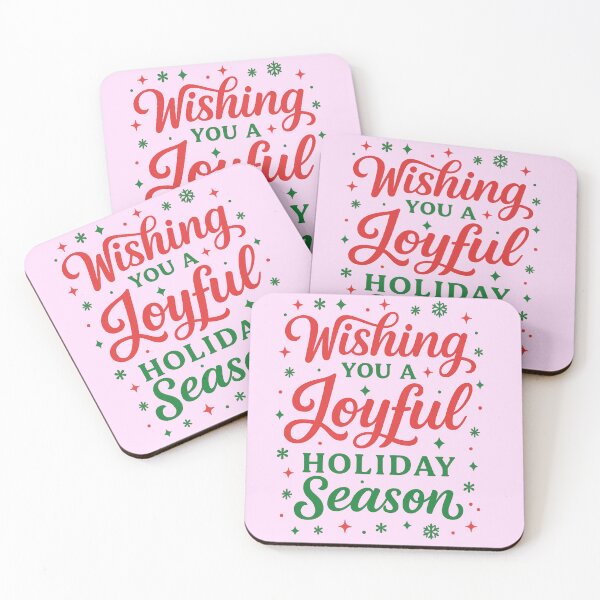 Item preview, Colorful Festive Message – Joyful SeasonMessage festif coloré – Saison joyeuse designed and sold by Drawingshirts.