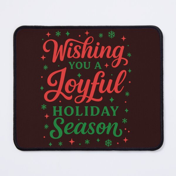 Item preview, Colorful Festive Message – Joyful SeasonMessage festif coloré – Saison joyeuse designed and sold by Drawingshirts.