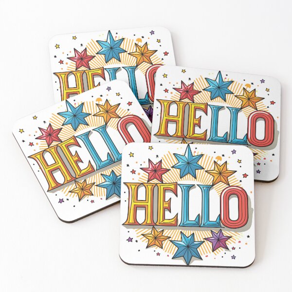Item preview, HELLO designed and sold by CharlottePlaceArt.
