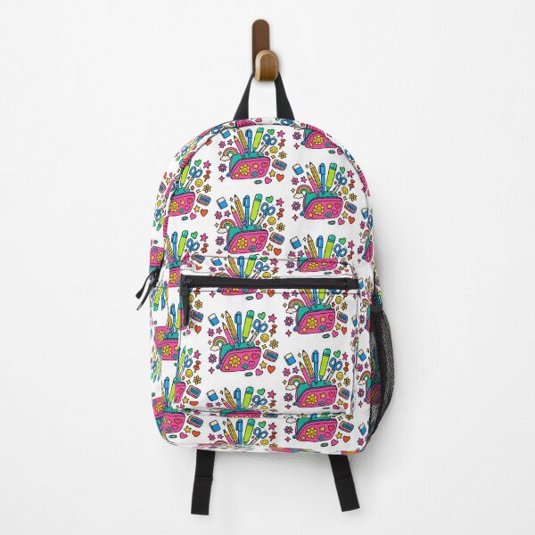 Item preview, Back to school colorful stationery set with vibrant patterns and shapes, AI generated designed and sold by dvoevnore.
