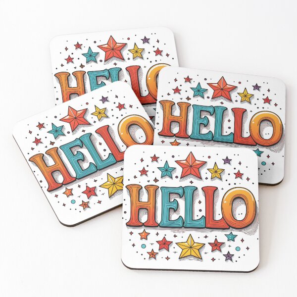 Item preview, HELLO designed and sold by CharlottePlaceArt.