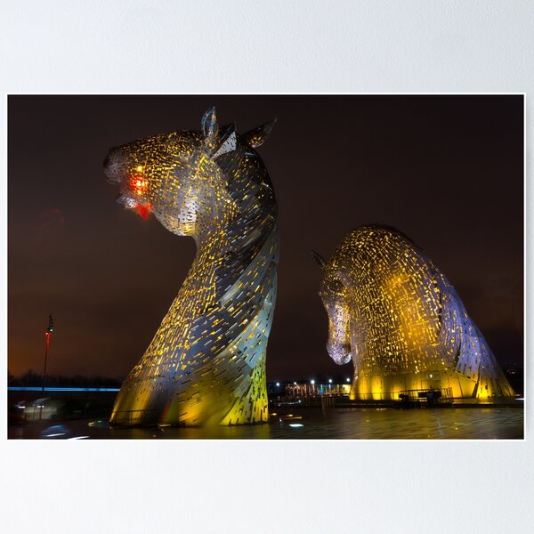 Item preview, The Kelpies at Night, Falkirk, Scotland designed and sold by Cliff Williams.