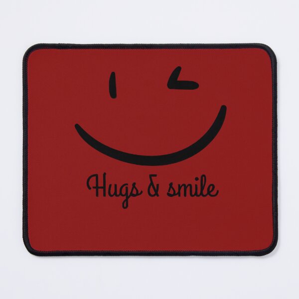 Item preview, Hugs & Smile | Positive Vibes Smiley Face Design designed and sold by LoveVibePrints.