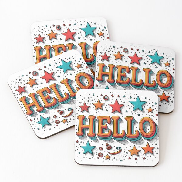Item preview, HELLO designed and sold by CharlottePlaceArt.
