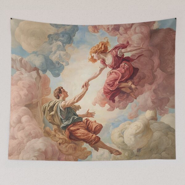 Item preview, Renaissance Art Couple Cloud Heaven Design designed and sold by foxstudio2000.