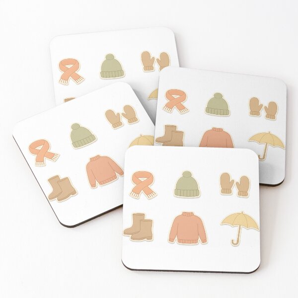 Item preview, Autumn clothing and accessory icons on transparent background, AI generated designed and sold by dvoevnore.